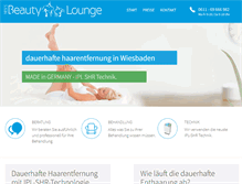 Tablet Screenshot of haarentfernung-wiesbaden.net